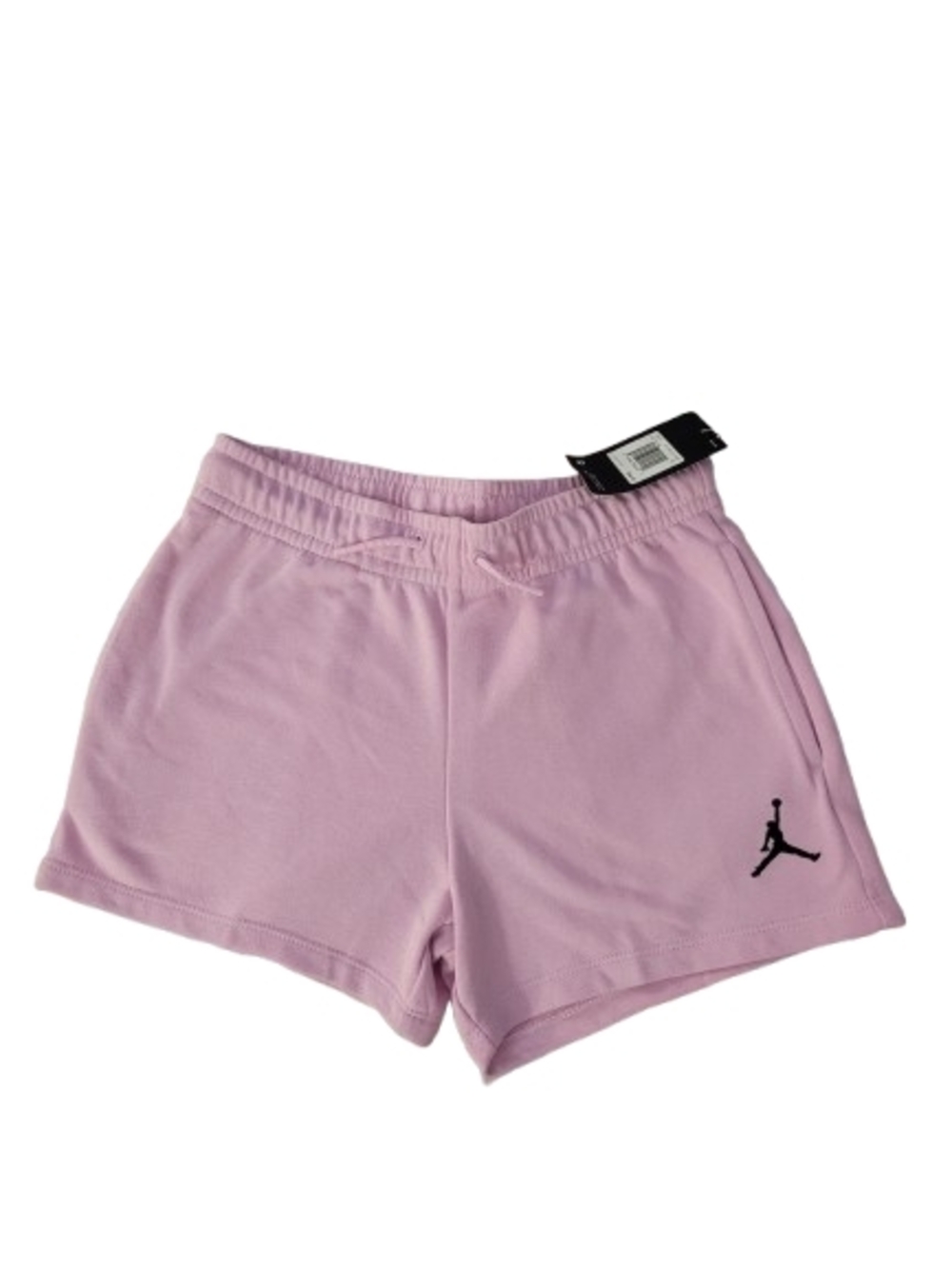 Jordan Women's Lilac Athletic Shorts with Black Jumpman